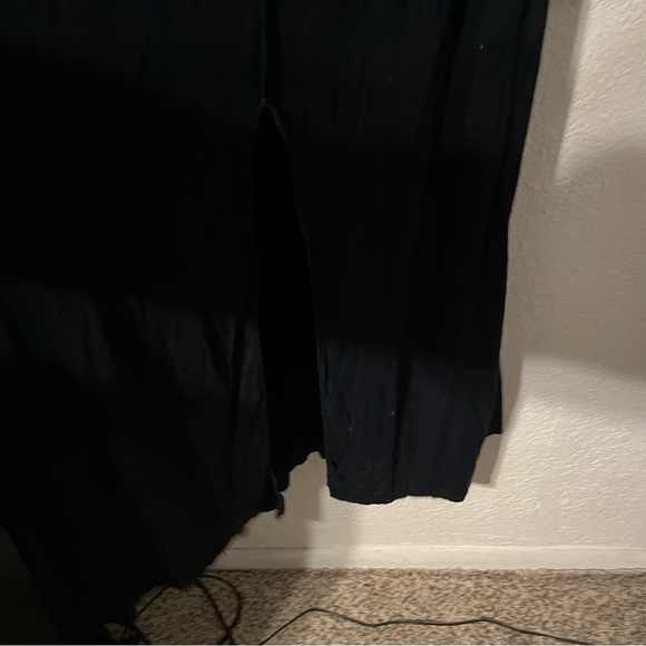 Long Black Philosophy Maxi Dress with Belt Detail at Waist, Size Small - Picture 6 of 8